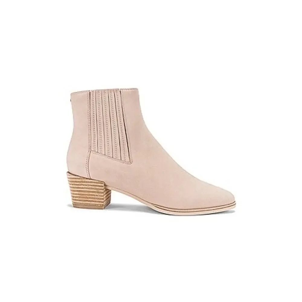 RAG & BONE Rover ankle suede Bootie in Macadamia tan size 39.5 - Picture 3 of 12